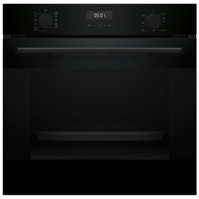 Bosch Siyah 3 Lü Ankastre Set 408 ( HUA717BA0T - POP6C6P30O - DWK66PJ60T ) - Buhar Destekli - Pişirme Matı ile - Görsel 2