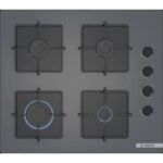 Bosch Gri 3 Lü Ankastre Set 417 ( HJG852YN0T - POP6C9P30O - DWK66PJ70T ) - 3D Fry Hava ile Kızartma - Pişirme Matı ile - Görsel 3