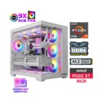 Xaser Lexus X741 Ryzen 7 5700X 32GB Ram 1tb M.2 Nvme SSD 16GB RX9060 Xt Sıvı Soğutmalı Oyuncu Bilgisayarı