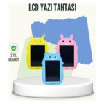 Çocuklar Için LCD Yazı Tableti | Kilitli ve Göz Yormayan Ekran
