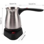 Tekno Ucuz Elektrikli Türk Kahvesi Makinesi Elektrikli Cevze Telveli - Görsel 5