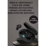 Brf Nabız Ölçer Hediye Bileklikli Akıllı Saat ve Dijital Göstergeli Bluetooth Kulaklık Çoklu Şa - Görsel 2
