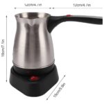 Brf Çelik Kahve Makinesi Cezve 800 Watt Paslanmaz Çelik Türk Kahvesi Makinesi - Görsel 5