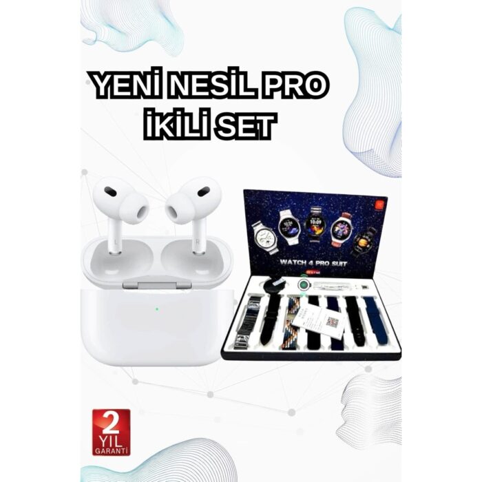Brf 2025 Model Akıllı Saat ve Yeni Nesil Pro Bluetooth Kulaklık Anc Özelliği - Görsel 1