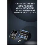 Brf Bileklikli Amoled Ekran Akıllı Saat ve Dijital Göstergeli Kablosuz Bluetooth Kulaklık Anc/ Enc - Görsel 3