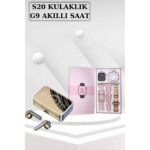 Brf Bileklikli Amoled Ekran Akıllı Saat ve Dijital Göstergeli Kablosuz Bluetooth Kulaklık Anc/ Enc - Görsel 4