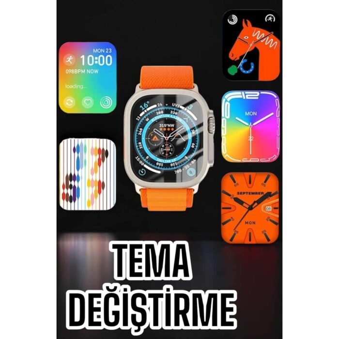 Brf Akıllı Saat Uyku ve Spor Takibi Yeni Nesil Bluetooth Bağlantılı Amoled Ekran - Görsel 4