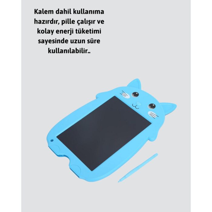 Tekno Ucuz Kağıt Benzeri LCD Yazı Tableti | Tek Tuşla Silme ve Uzun Pil Ömrü - Görsel 4