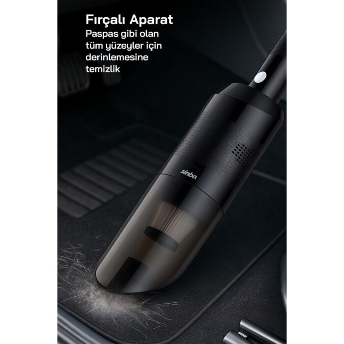 Sinbo SVC-8631 Şarjlı El Süpürgesi - Siyah - Görsel 3