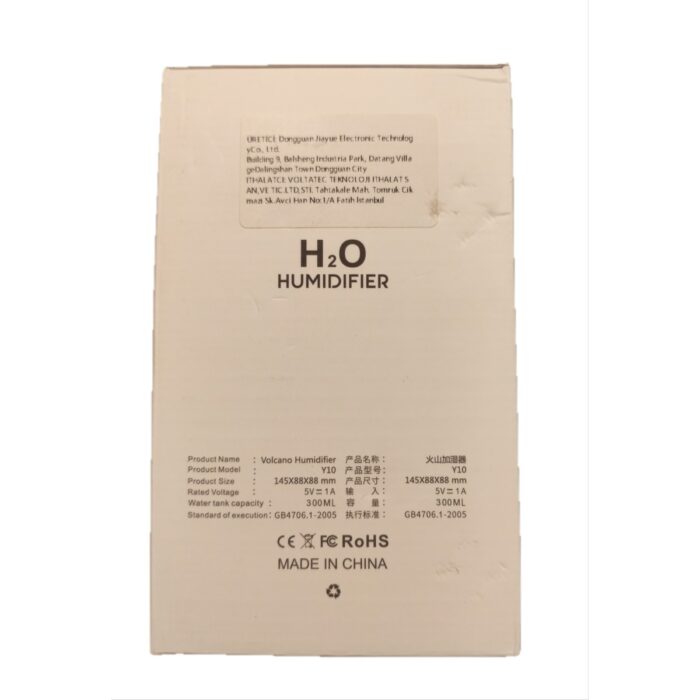 Wirkmarkt Y10 Hava Nemlendirici Volkan Şeklinde ve Değişen Işıklı 3 Modlu - Görsel 3