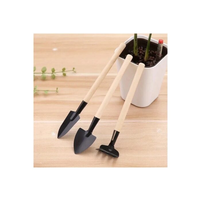 AyrStore Mini Kazma Kürek Tırmık Seti - Portatif - Görsel 2