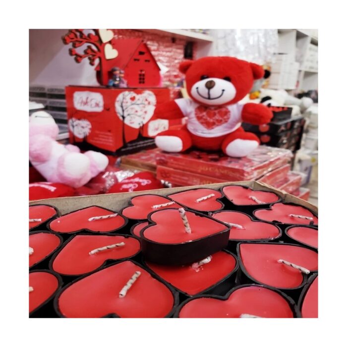 AyrStore Tealight Kalp Mum - Görsel 2