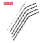 AyrStore Çelik Pipet Paslanmaz Çelik Metal Meşrubat Pipeti ve Pipet Temizleme Fırçası Seti 5 Parça - Görsel 3