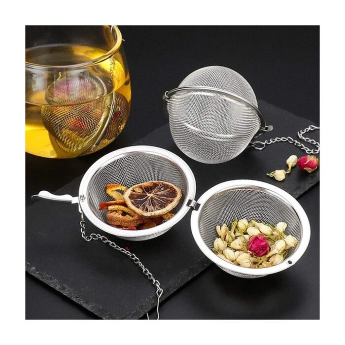 AyrStore Paslanmaz Çelik Çay Demlik Küre Kilitleme Çay Topu - Görsel 2