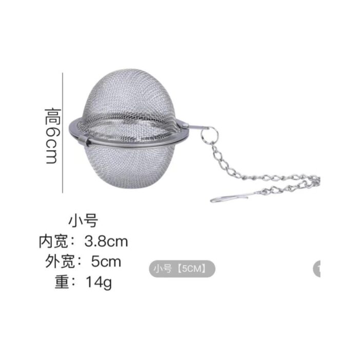 AyrStore Paslanmaz Çelik Çay Demlik Küre Kilitleme Çay Topu - Görsel 3