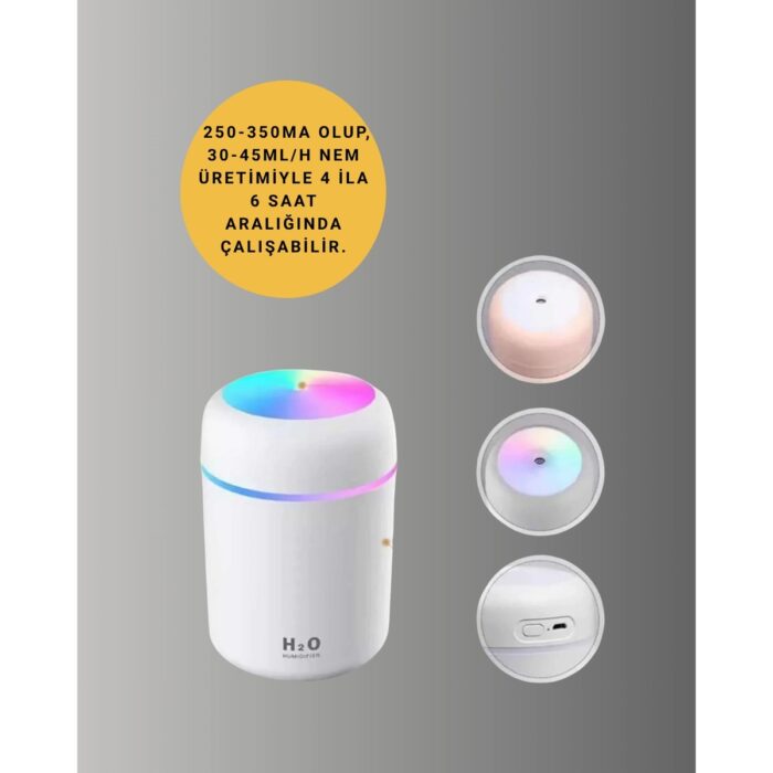 AyrStore Arıtılmış Su Uyumlu Otomatik Kapanmalı Nemlendirici Cihaz - Görsel 2