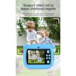 AteşTech Kedi Temalı Anında Baskılı Çocuk Kamerası Print Kamera | Çift Kamera, 2,0″ Ekran, Silikon Kılıf - Görsel 3