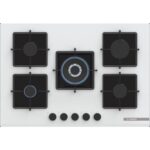 Bosch Beyaz 3 Lü Ankastre Set 439 ( HUA736EV0T - PNQ7B2P30O - DWK66PJ20T ) 75CM Wok Bek Ocak - Buhar Destekli - Pişirme Matı ile - Görsel 3