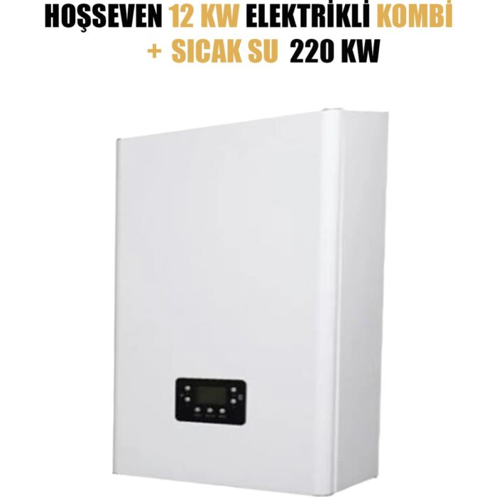 Trend Hause Elektrikli Kombi Hoşseven 12 Kw Sıcak Su 220 V - Görsel 2