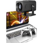 Poebgo Family's Çift Kollu Game Box Projeksiyon Cihazı Kumandalı Android Tv Dahili Hoparlör - Görsel 4