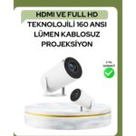 Poebgo Family's Ultra Pro Full Hd ve 4K Destekli 130 Inç Projeksiyon Cihazı