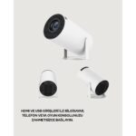 Poebgo Family's Ultra Pro Full Hd ve 4K Destekli 130 Inç Projeksiyon Cihazı - Görsel 3