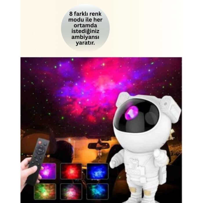 Poebgo Family's Bluetooth Bağlantılı  Sesli Projeksiyon Cihazı - Görsel 2