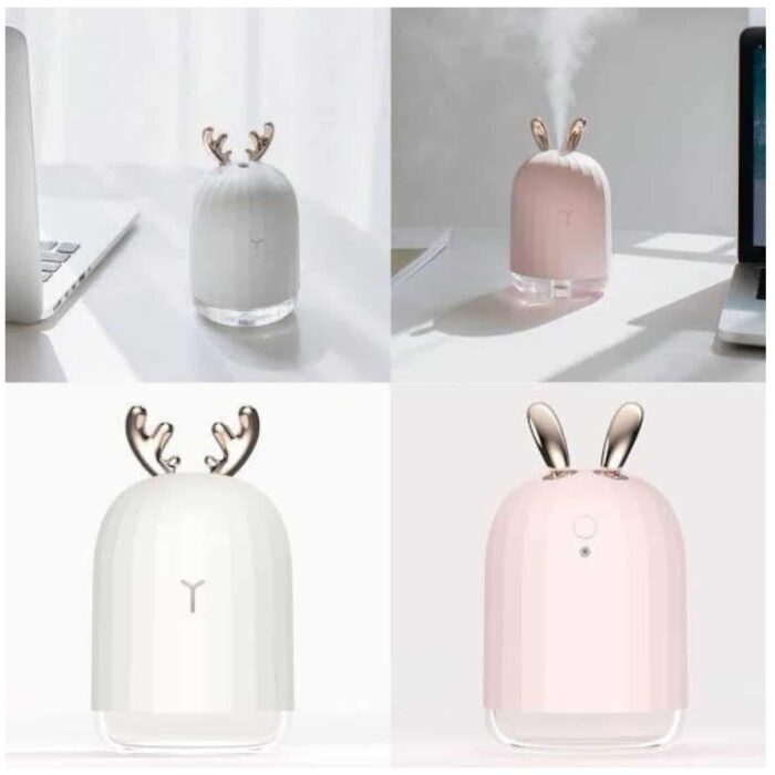 AyrStore Aromaterapi Hava Nemlendirici Dekoratif USB Şarjlı Tavşan Nemlendirici - Görsel 3