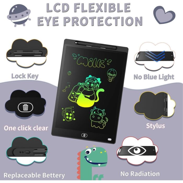 Linea Manyetik LCD Ekran Tablet Yazı ve Çizim Tableti 8.5 Inc (Tu-2) - Görsel 2