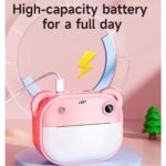 Getittir Dijital Video Kayıt Fotoğraf Çocuk Kamerası Anlık Termal Resim Kağıt Baskılı Vtn-09 - Lisinya - Görsel 3