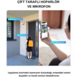 Getittir Ip Kamera 2+2 Mp 4mp 1080P Ultra Hd Hareketli Sensör Dış Ortam Ip Kamera Speed Dome Akıllı Ip Çift Kamera - Lisinya - Görsel 3