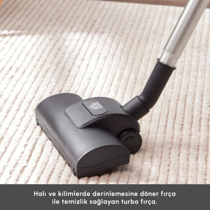 Karaca Vantuz High Force Kırmızı Toz Torbasız Elektrikli Süpürge - Görsel 5