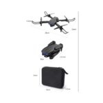 Zelia Wear 100 Mt. Engel Kaçınma Wifi 2 Kamera Hd Katlanabilir Drone - Görsel 2