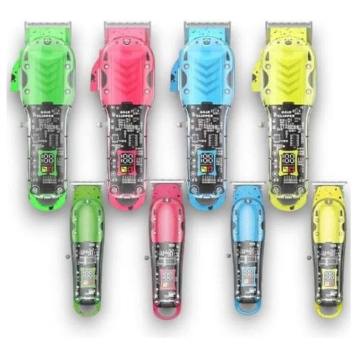 Brf Renkli Profesyonel Tıraş Makinesi USB Şarjlı Saç Kesme Makinesi - Görsel 2