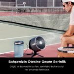 Shark Flexbreeze Promist Taşınabilir Buharlı Fan – Iç ve Dış Mekan Uyumlu, Siyah - Görsel 4