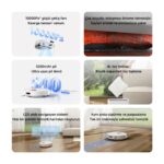 Xiaomi 10000PA Emiş Gücüyle Vacuum H40 Akıllı Robot Süpürge + Mop(Yer Silme)-Xiaomi Türkiye Garantili Robot Süpürge - Görsel 3