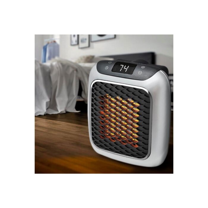 Gaman Karavan Için Taşınabilir 220 Volt Fişe Takılan 800 Watt Fanlı Mini Elektrikli Isıtıcı, Kumandalı - Görsel 2