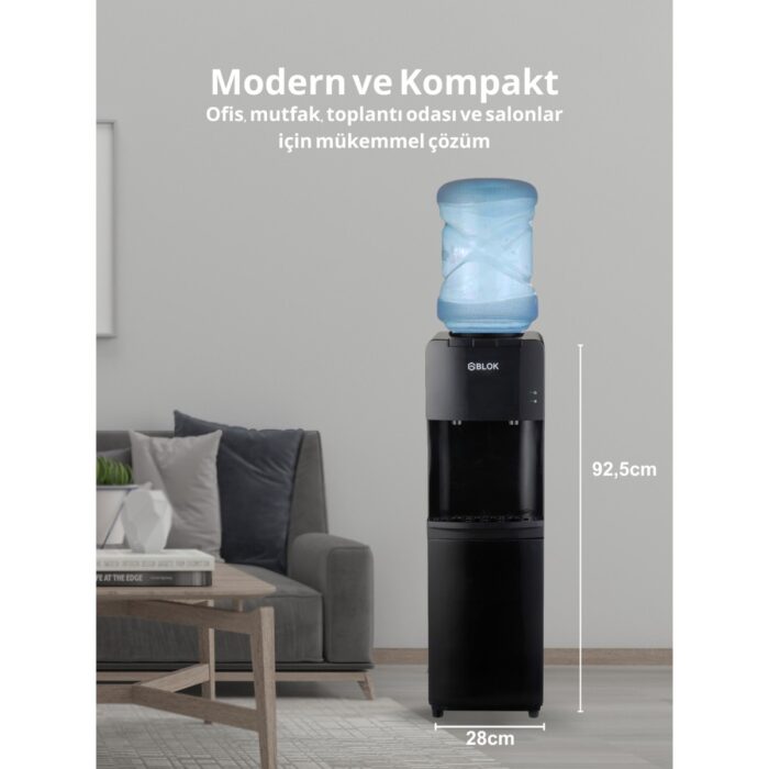 GBLOK 1119BB Soğuk Su Sebili Siyah - Görsel 5