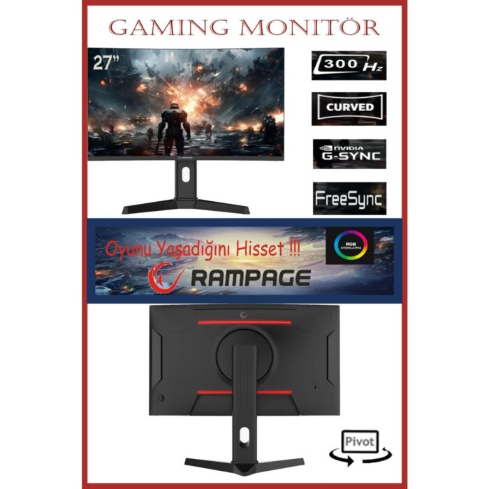 Apphirex TCW99 Ryzen 7 5700X 32GB 1tb M.2 SSD RX9060XT 16GB 27'' 300HZ Sıvı Soğutmalı Beyaz Masaüstü Oyuncu Bilgisayarı Hazır Sistem - Görsel 4