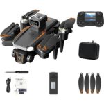 MMctech J4 Drone 4K Hd Çift Kameralı Drone App Kontrol Wifi Li Katlanabilir Quatcopter 300 Metre Yükselme