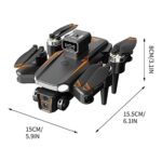 MMctech J4 Drone 4K Hd Çift Kameralı Drone App Kontrol Wifi Li Katlanabilir Quatcopter 300 Metre Yükselme - Görsel 3