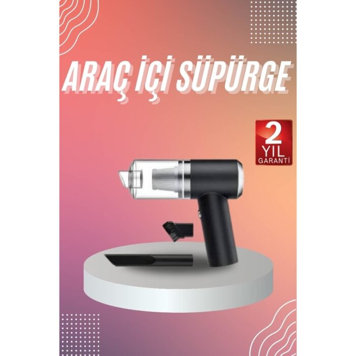 110001238182865.jpg AyrStore Araç Içi Süpürge Kablosuz Şarjlı Elektrikli Süpürge Elde Taşınabilir - Görsel 1