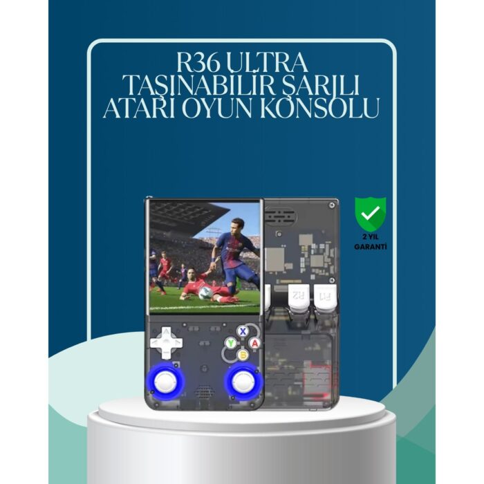 110001238191176.jpg AyrStore R36 Ultra Çift Joystickli Retro Oyun Konsolu 2500MAH Bataryalı - Görsel 1