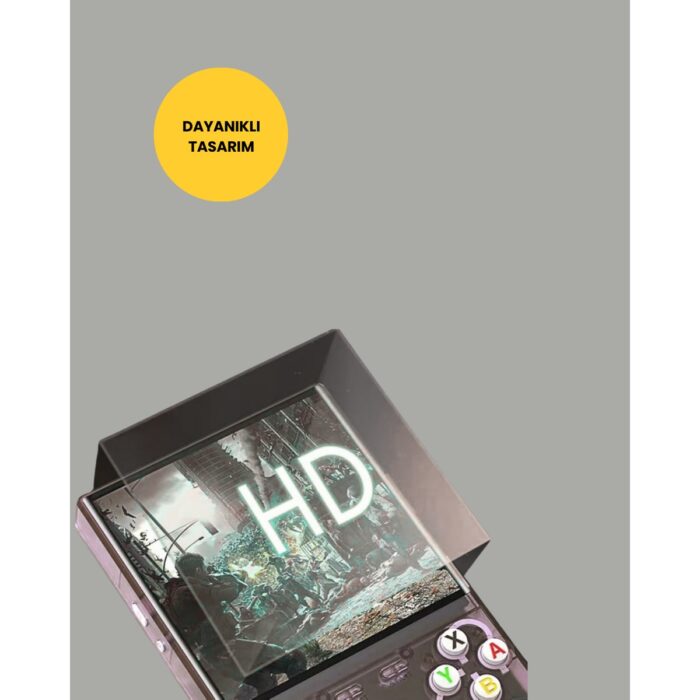 AyrStore R36 Ultra Çift Joystickli Retro Oyun Konsolu 2500MAH Bataryalı - Görsel 5