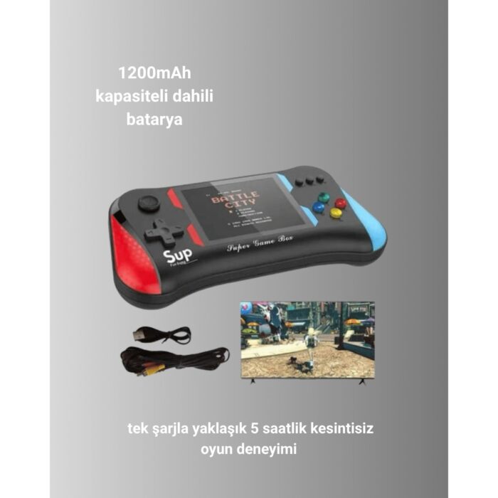 AyrStore 500 Retro Oyunlu Taşınabilir El Konsolu – X7M Modeli - Görsel 4