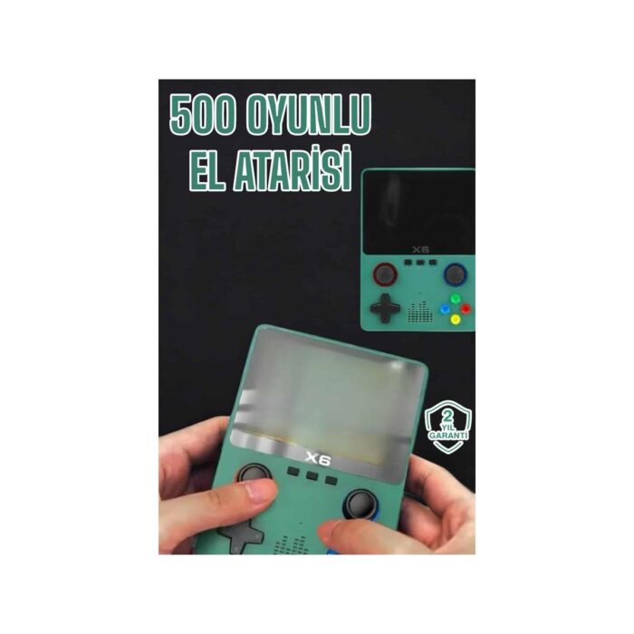 AyrStore 3.5 Inç Ekran 1000 Oyunlu Oyun Konsolu El Atarisi Miüzik Dinleme ve Kitap Okuma - Görsel 2