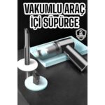 AyrStore Araç Içi Süpürge Vakumlu Şarjlı Süpürge Filtreli
