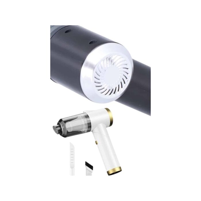 AyrStore Vakumlu Süpürge Şarjlı Elektrikli Mini Taşınabilir Uzun Ömürlü Hazneli - Görsel 5