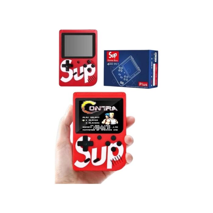 110001238283180.jpg AyrStore Çocuklara Özel Taşınabilir Sup El Atarisi 400 Oyunlu Nostaljik Oyun Konsolu - Görsel 1