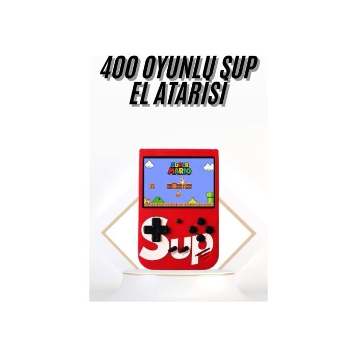 AyrStore Çocuklara Özel Taşınabilir Sup El Atarisi 400 Oyunlu Nostaljik Oyun Konsolu - Görsel 2